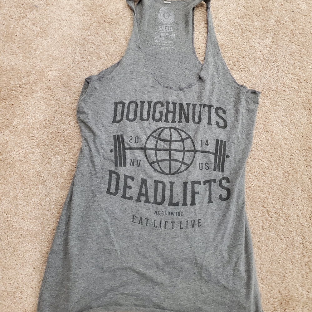 Doughnuts and deadlifts tank